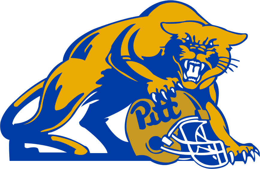 Pittsburgh Panthers 1994-1997 Secondary Logo v2 diy DTF decal sticker